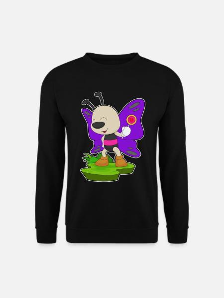 Sucette papillon - Sweat-shirt Unisexe - noir