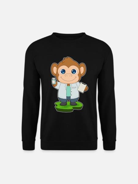Monkey Doctor Medicine - Unisex Sweatshirt - black