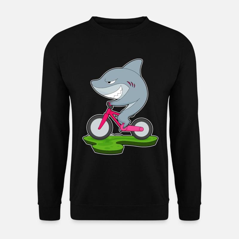 Vélo Shark - Sweat-shirt Unisexe - noir