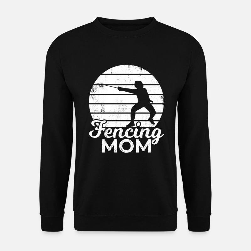 Mama Fechterin - Unisex Pullover - Schwarz