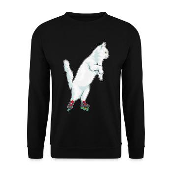 Patins en ligne Cat Patins en ligne - Sweat-shirt Unisexe - noir - Devant - Alina (178cm) & Michal (187cm)
