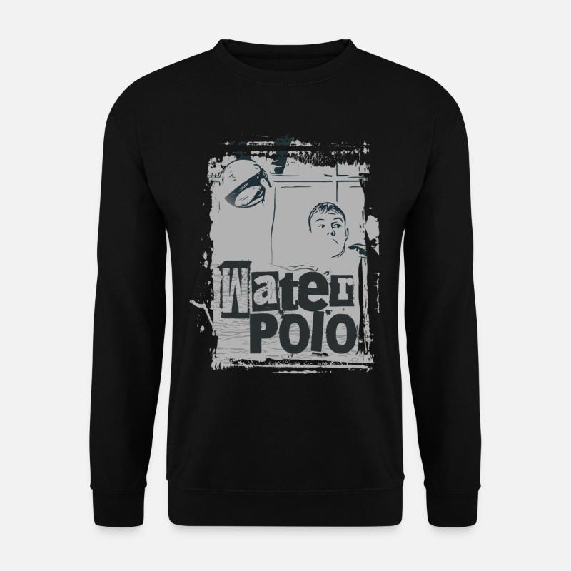 Wasserball minimalistisch - Unisex Pullover - Schwarz