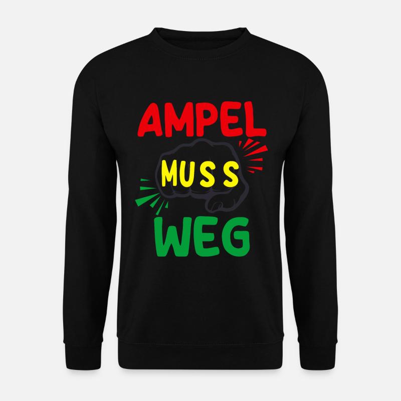 Ampel muss weg - Unisex Pullover - Schwarz