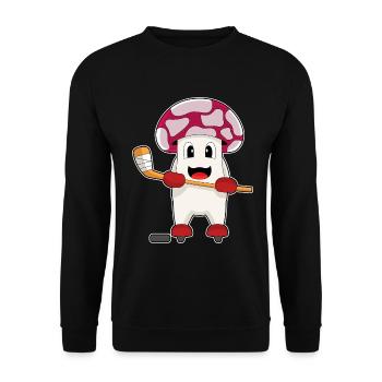 Pilz Eishockey Eishockeyschläger - Unisex Pullover - Schwarz - Vorne - Alina (178cm) & Michal (187cm)