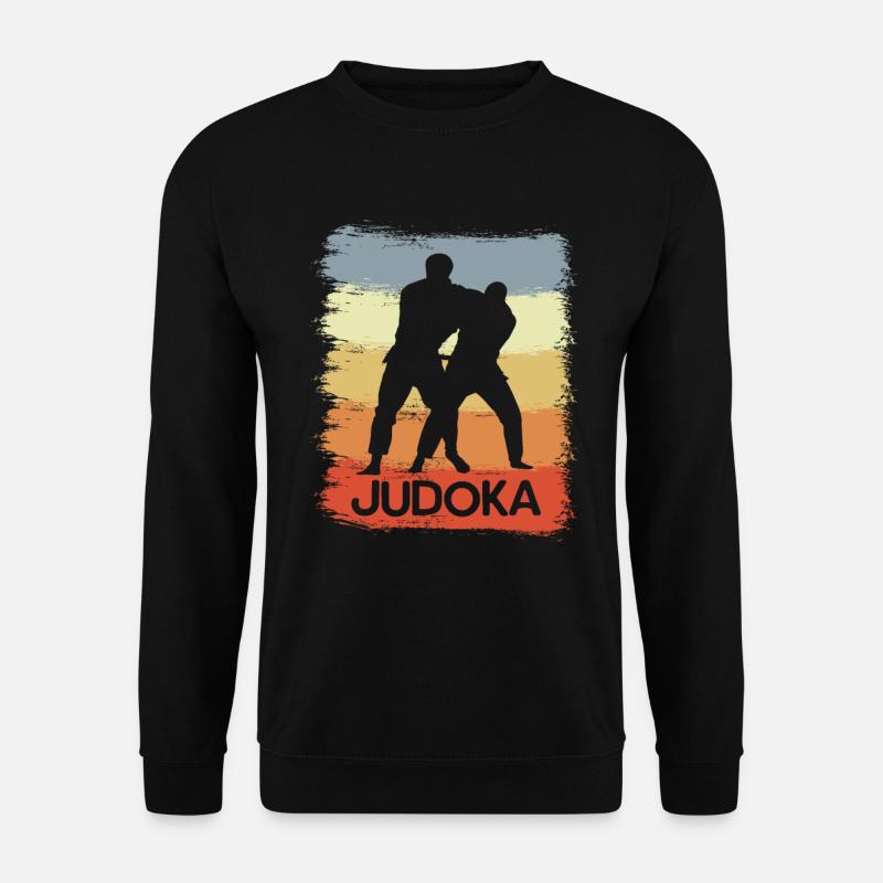 Judoka Sketch - Unisex Sweatshirt - black