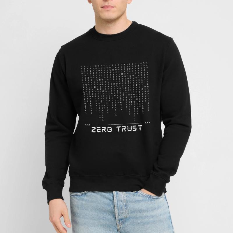 Zero Trust Binary Code Unisex Sweatshirt
