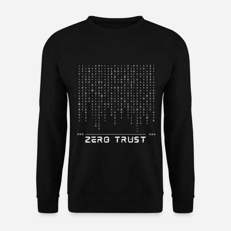 Zero-Trust-Binärcode - Unisex Pullover - Schwarz