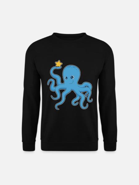 Étoile de poulpe - Sweat-shirt Unisexe - noir