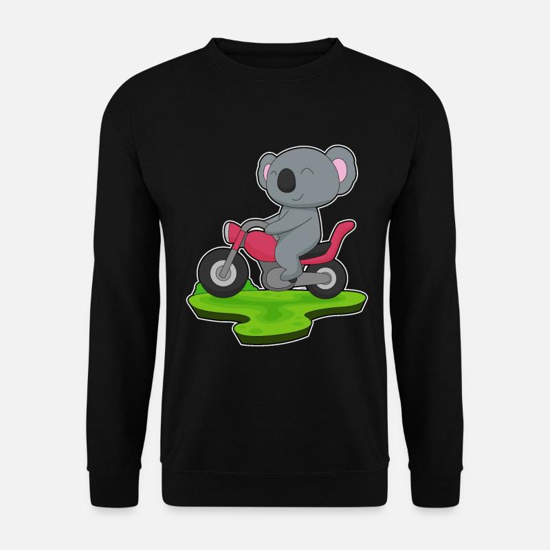 Koala Motorrad - Unisex Pullover - Schwarz