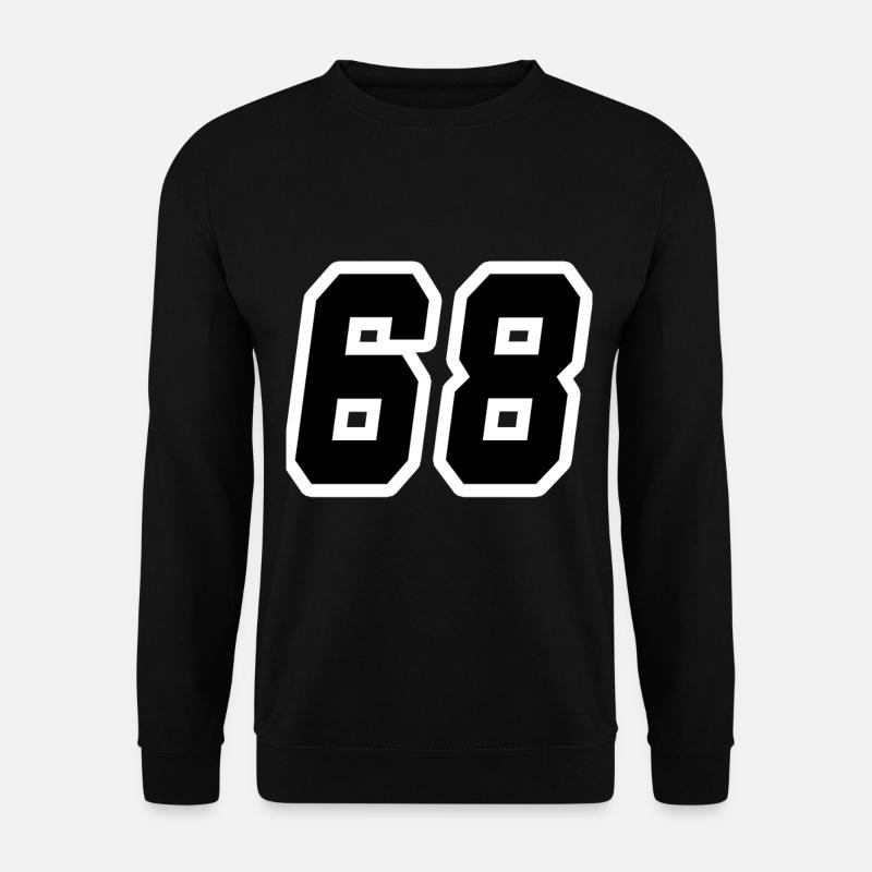 Nummer achtundsechzig 68 - Unisex Pullover - Schwarz