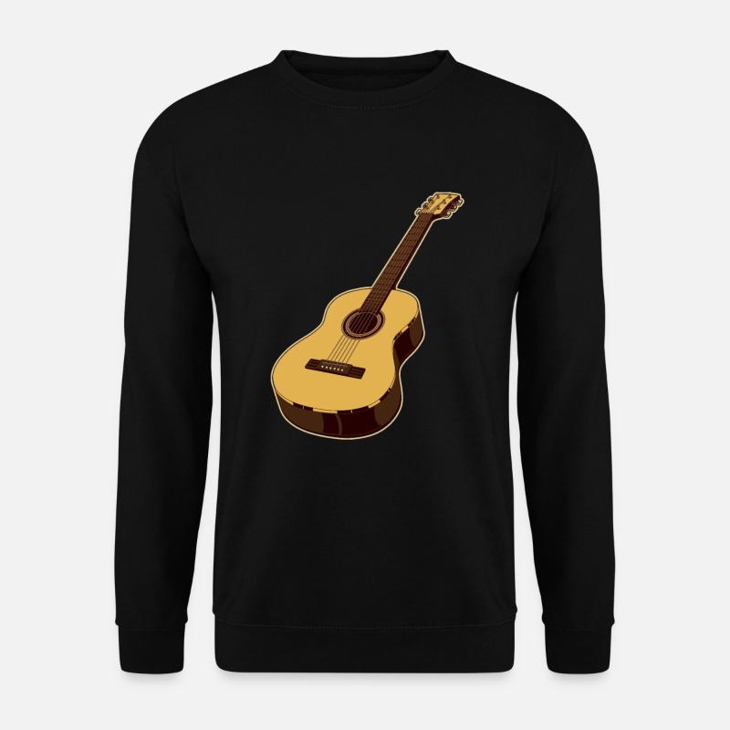 Gitarre - Unisex Pullover - Schwarz