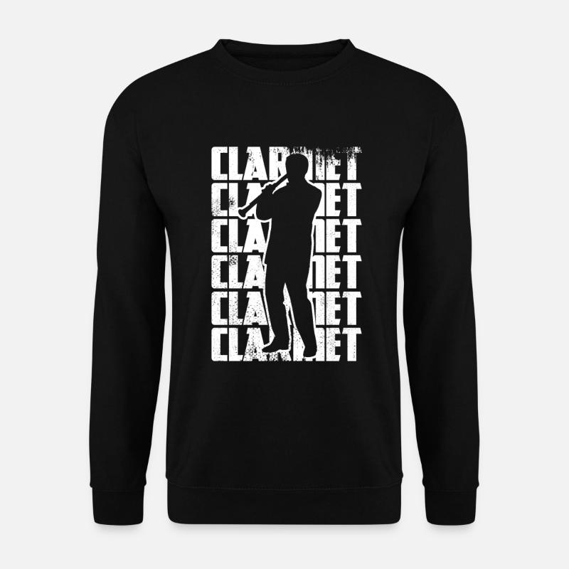 Funny clarinetist - Unisex Sweatshirt - black