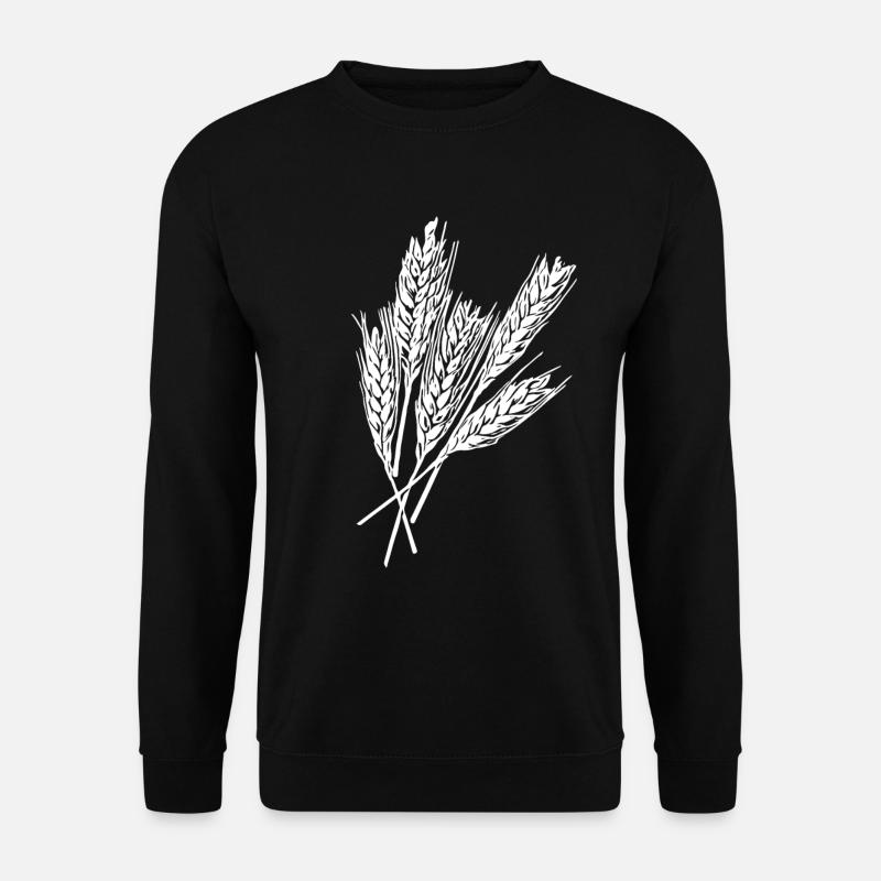 5 wheat ears - Unisex Sweatshirt - black