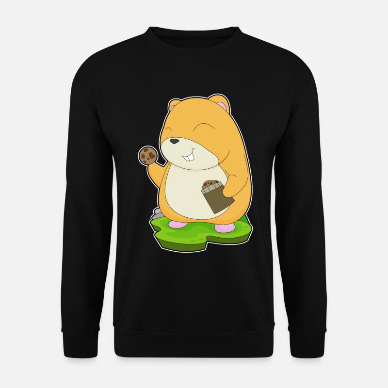Hamster Cookie - Unisex Sweatshirt - black