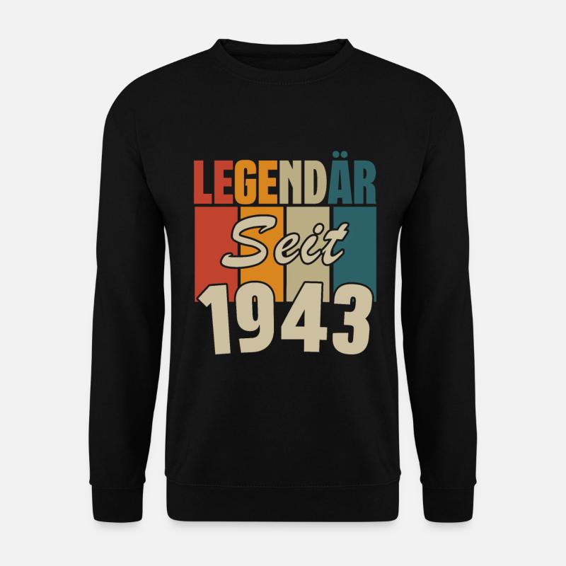 legendär seit 1943 - Unisex Pullover - Schwarz