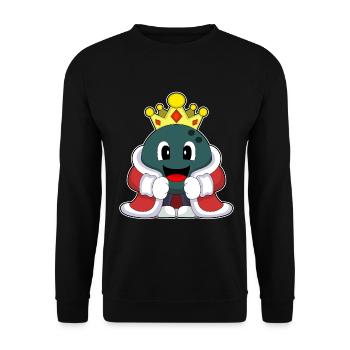 Boule de bowling King Bowling - Sweat-shirt Unisexe - noir - Devant - Alina (178cm) & Michal (187cm)