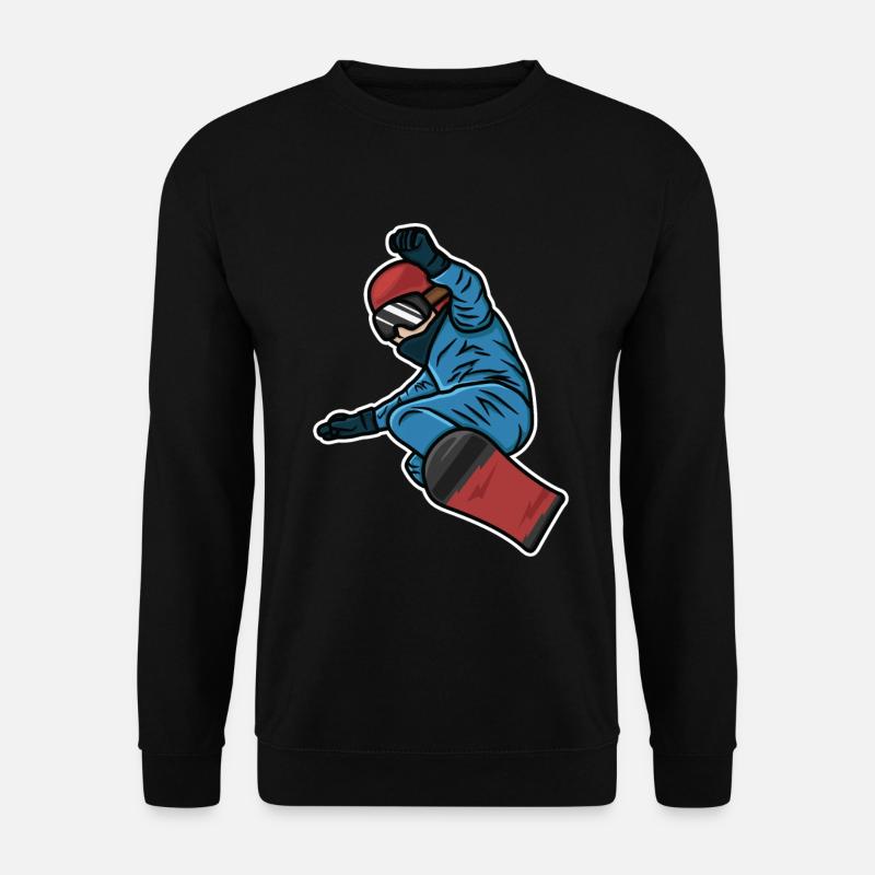 Kleiner Snowboarder - Unisex Pullover - Schwarz
