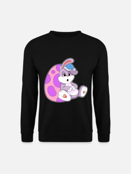 Bunny Easter Relax - Unisex Sweatshirt - black