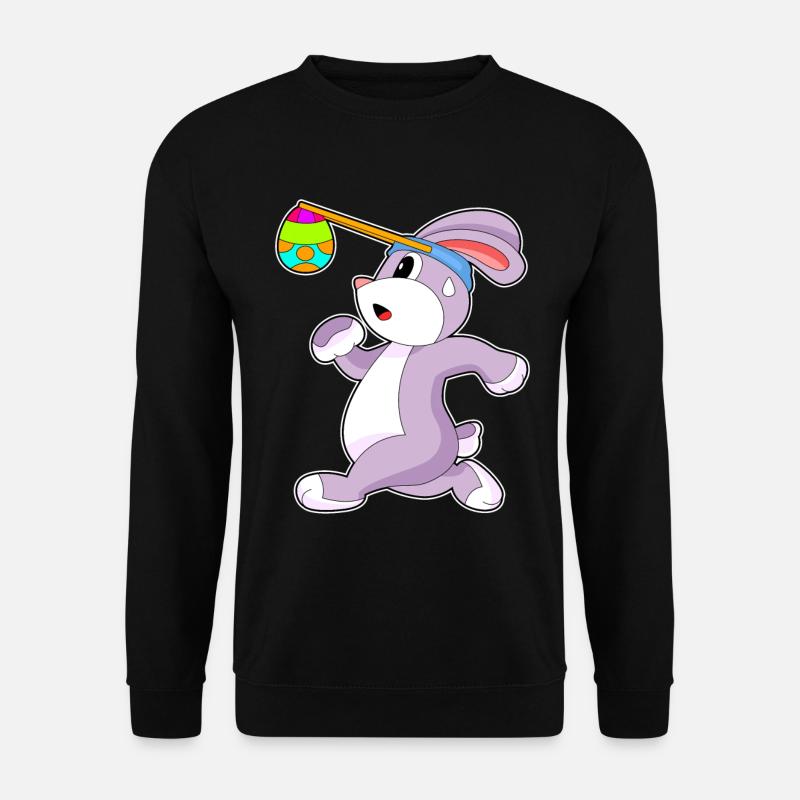 Bunny Easter Jogging - Unisex Sweatshirt - black