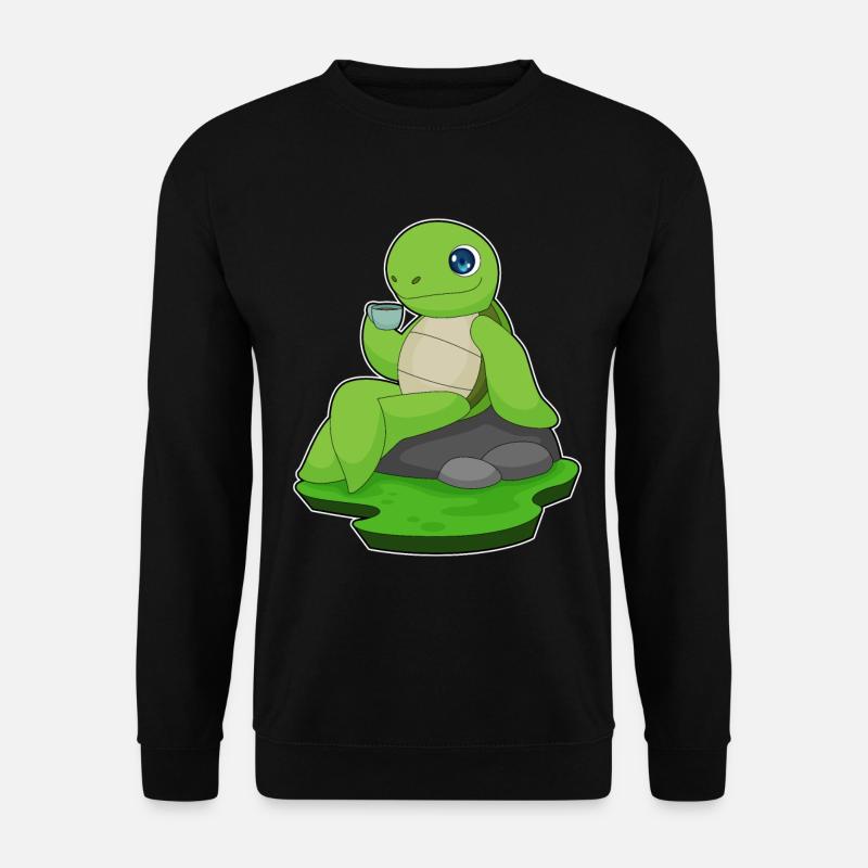 Turtle Coffee Mug - Unisex Sweatshirt - black