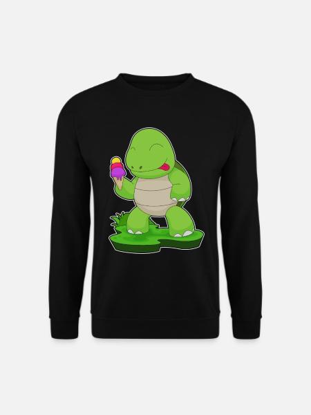 Turtle Waffle Ice Cream - Unisex Sweatshirt - black
