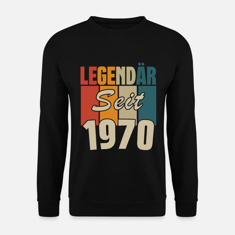 Legendär seit 1970 - Unisex Pullover - Schwarz