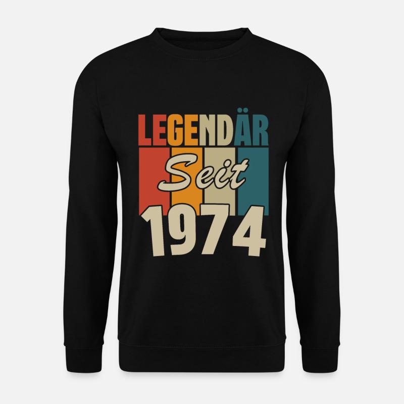 Legendär seit 1974 - Unisex Pullover - Schwarz