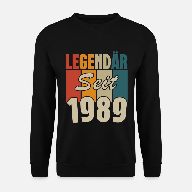 Legendär seit 1989 - Unisex Pullover - Schwarz