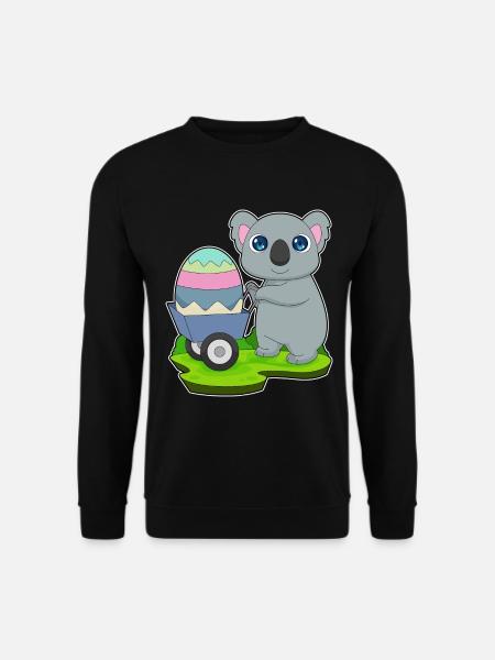 Koala Easter Easter Egg - Unisex Sweatshirt - black
