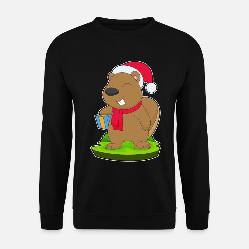 Biber Weihnachten Paket - Unisex Pullover - Schwarz