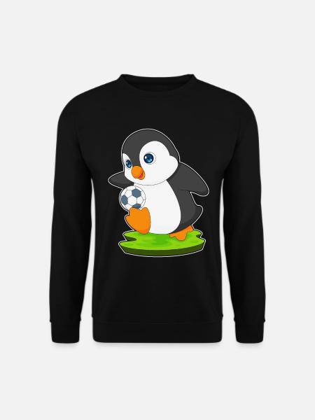 Penguin Soccer Player Soccer - Unisex Sweatshirt - black