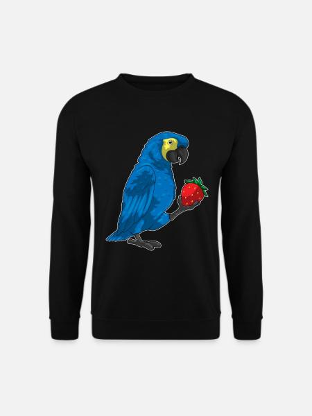 Perroquet Fraise - Sweat-shirt Unisexe - noir