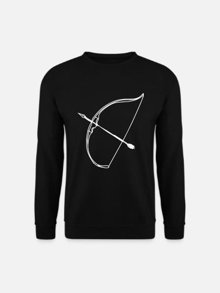 Bow and arrow - Unisex Sweatshirt - black