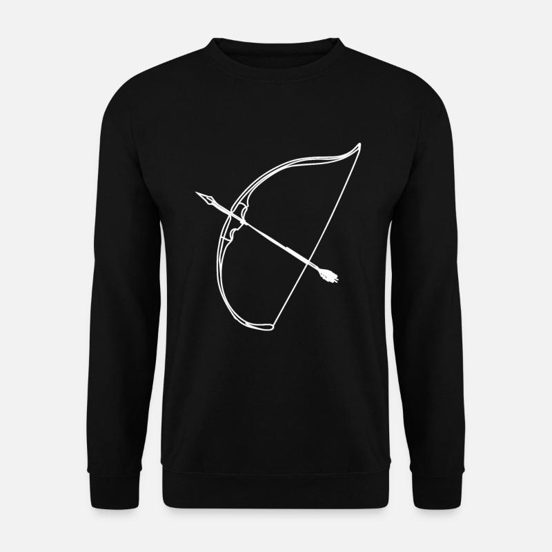 Bow and arrow - Unisex Sweatshirt - black