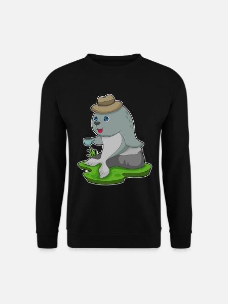 Seal Coffee Mug - Unisex Sweatshirt - black