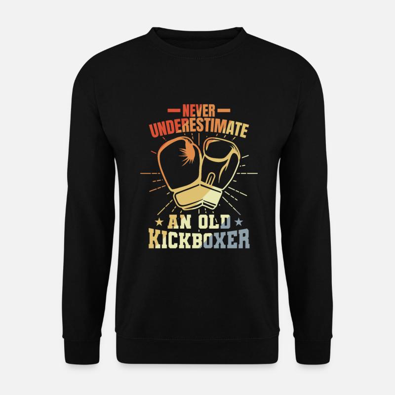 Kickboxer Großvater - Unisex Pullover - Schwarz