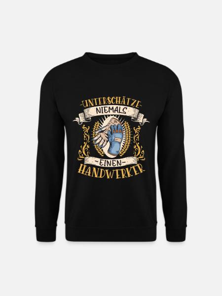 Handwerker Geschenk Vielseitig Lustig Beruf - Unisex Pullover - Schwarz