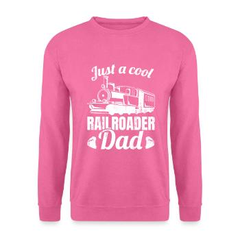 Railroad Father - Unisex Sweatshirt - pink - Front