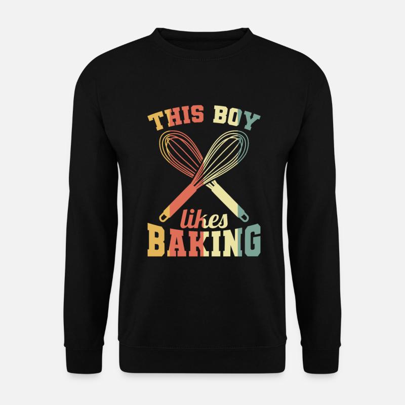 Dieser Junge backt gerne - Unisex Pullover - Schwarz