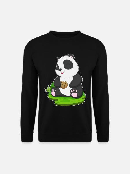 Panda Cookie - Unisex Sweatshirt - black