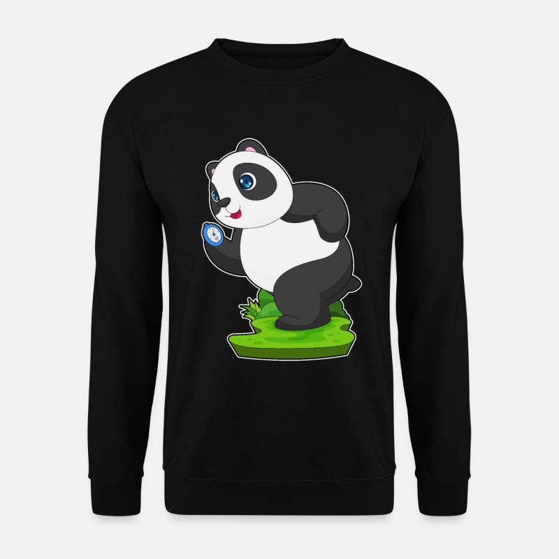 Panda Jogger Chronomètre Jogging - Sweat-shirt Unisexe - noir