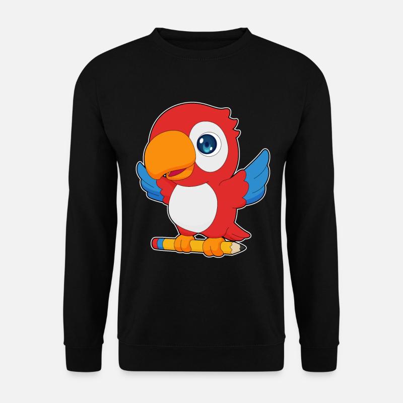 Parrot Pupil Pencil School - Unisex Sweatshirt - black