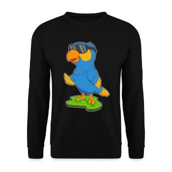 Lunettes de soleil Perroquet - Sweat-shirt Unisexe - noir - Devant - Alina (178cm) & Michal (187cm)