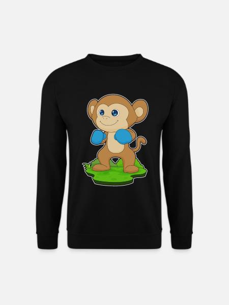 Monkey Boxer Gants de boxe Boxe - Sweat-shirt Unisexe - noir