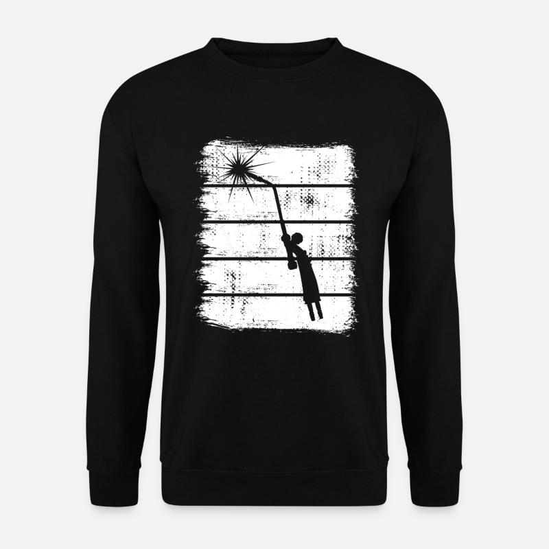 Welding electrode - Unisex Sweatshirt - black