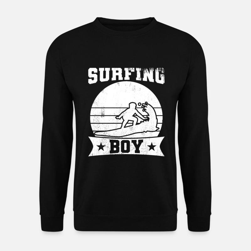 Surfjunge - Unisex Pullover - Schwarz