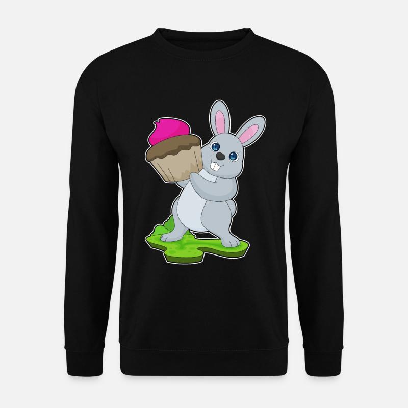 Cupcake lapin - Sweat-shirt Unisexe - noir