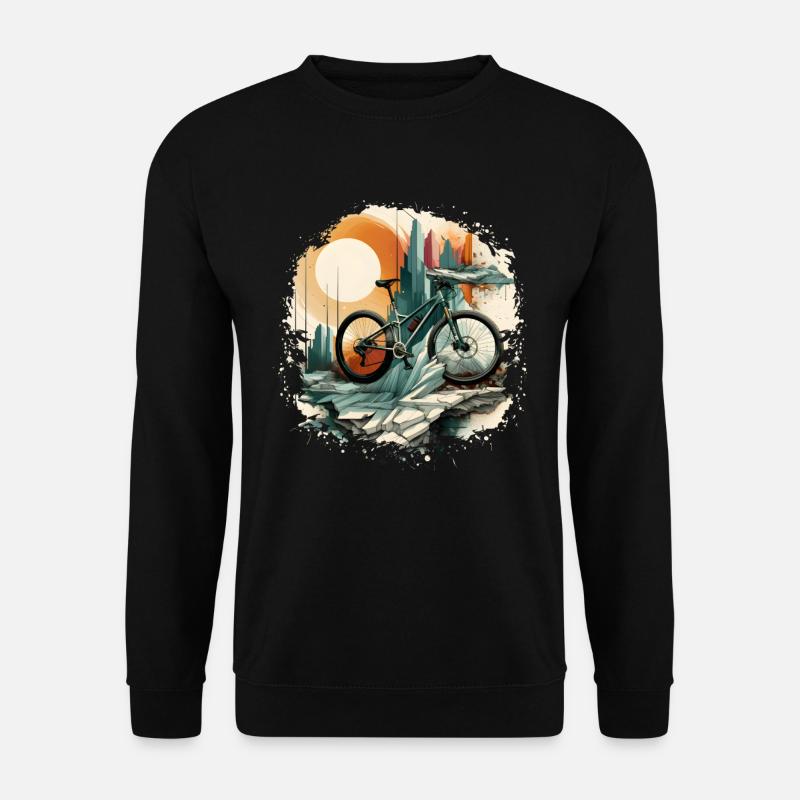 Amateurs de VTT - Sweat-shirt Unisexe - noir