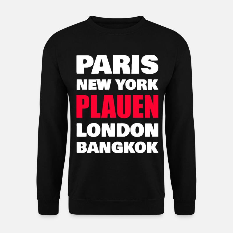 Plauen Stadt - Unisex Pullover - Schwarz