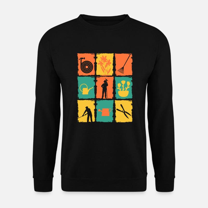 Gärtner Gartenwerkzeug - Unisex Pullover - Schwarz